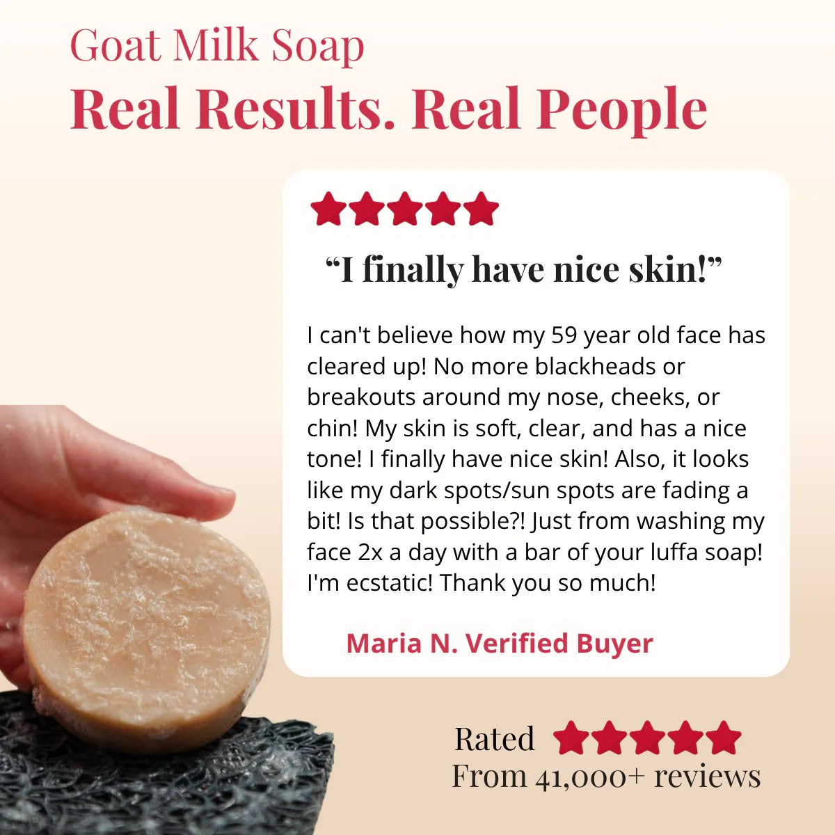 Luffa Lavender Goat Milk Soap - Image 12