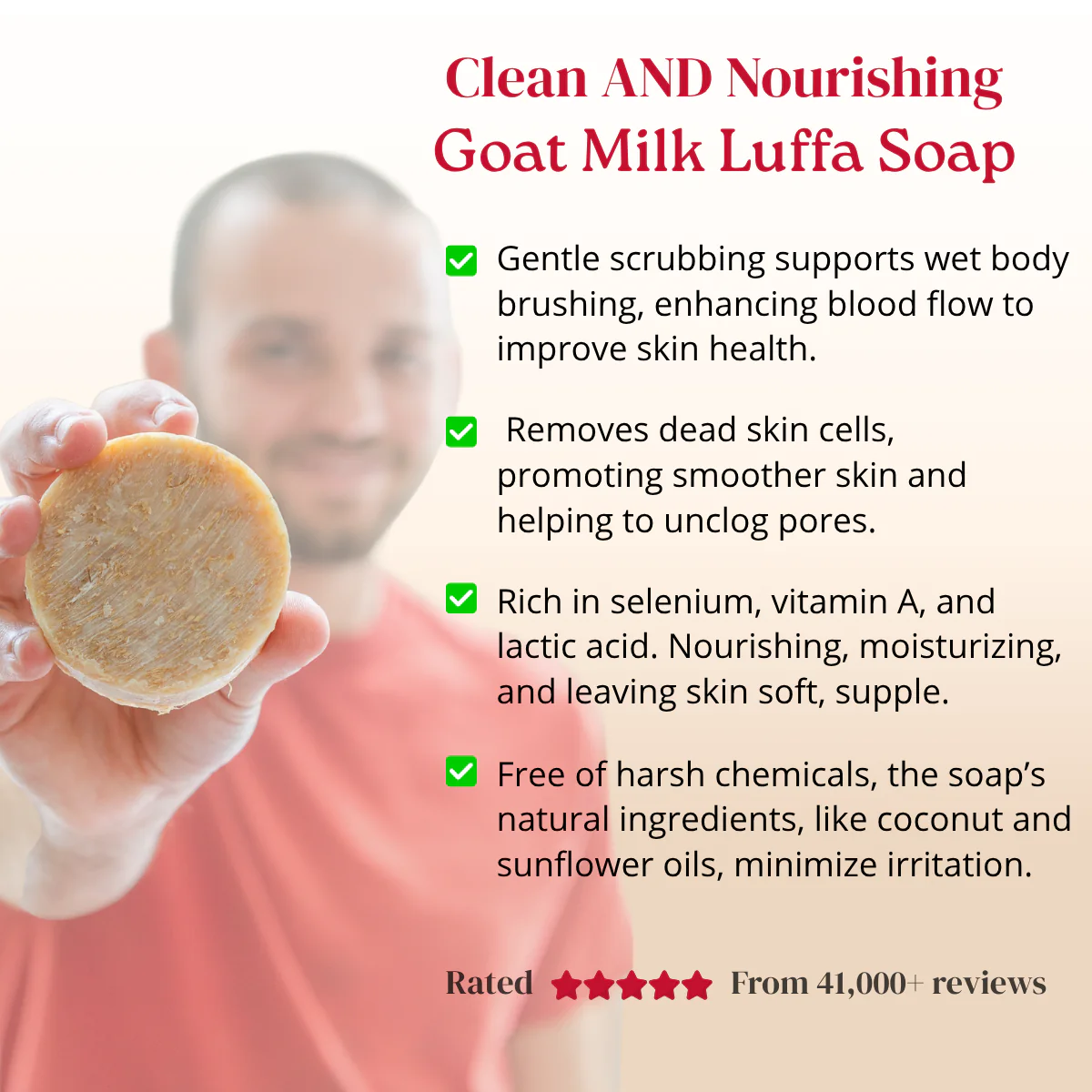 Luffa Lavender Goat Milk Soap - Image 9
